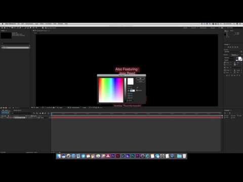 How to get great looking smooth rolling credits in After Effects with no jitter or judder!