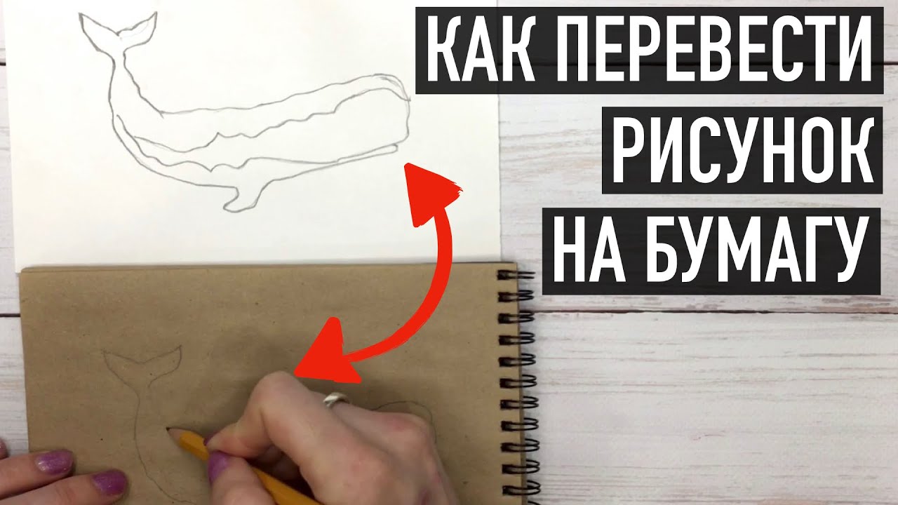 Как перевести рисунок на бумагу