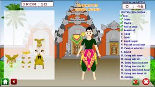 Game Edukasi Interaktif Pakaian Adat Bali screenshot 5