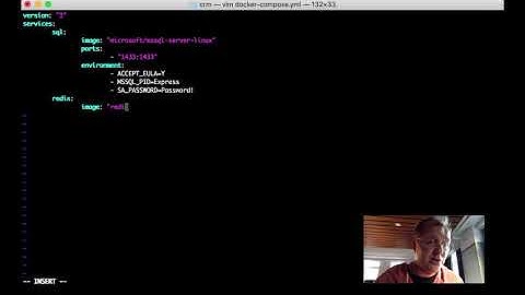 01 Setting up your dev environment: Docker + MSSQL + Redis + .NET Core