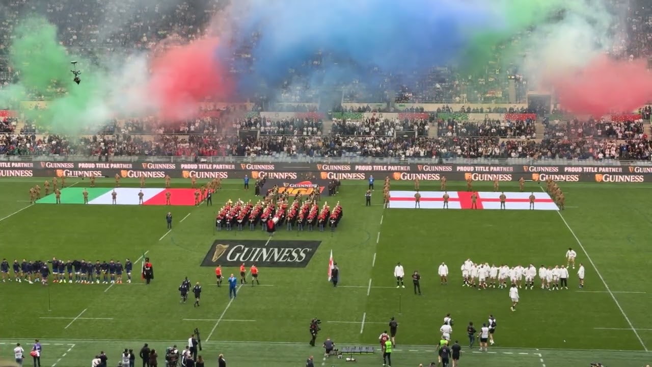 Inni nazionali Italia Inghilterra @Federugby @SixNationsRugby spettacolo all’Oimpico 