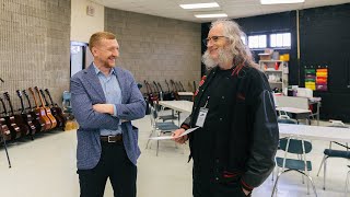 Tyler Childers and Newport Festivals Foundation Instrument Donation