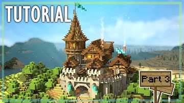 Minecraft: How to Build a Medieval Castle - (Tutorial #3)