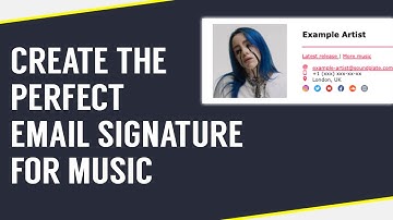 How to make the perfect music email signature for musicians and artists with Soundplate Clicks