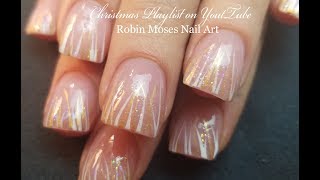 Soft Winter White Stripe Nails | Easy + Elegant Nail Art Design to Slay screenshot 3
