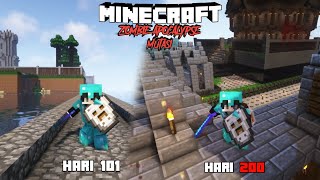 200 Hari di Minecraft Zombie Apocalypse Mutasi !!!