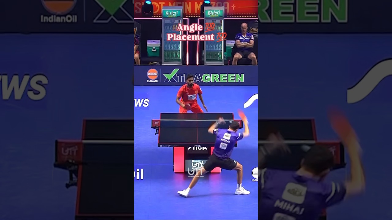 Inch-perfect from Sathiyan 🎯