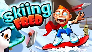 Skiing Fred Online Gameplay