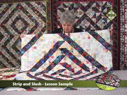 strip and slash quilt Strip and slash quilt