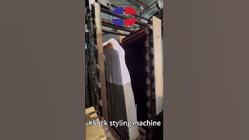 This specialized setting machine, designed specifically for stockings, #socks #sockmachine