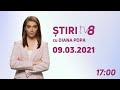 LIVE: Știri cu Diana Popa / 09.03.2021 /