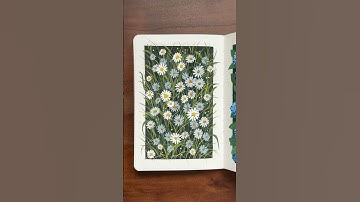 Learn how to paint daisies with this step by step tutorial for beginners! I’m using gouache 💗