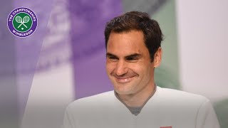 Roger Federer RunnerUp Press Conference Wimbledon 2019