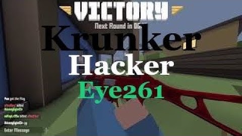 Krunker - Being Called a Hacker