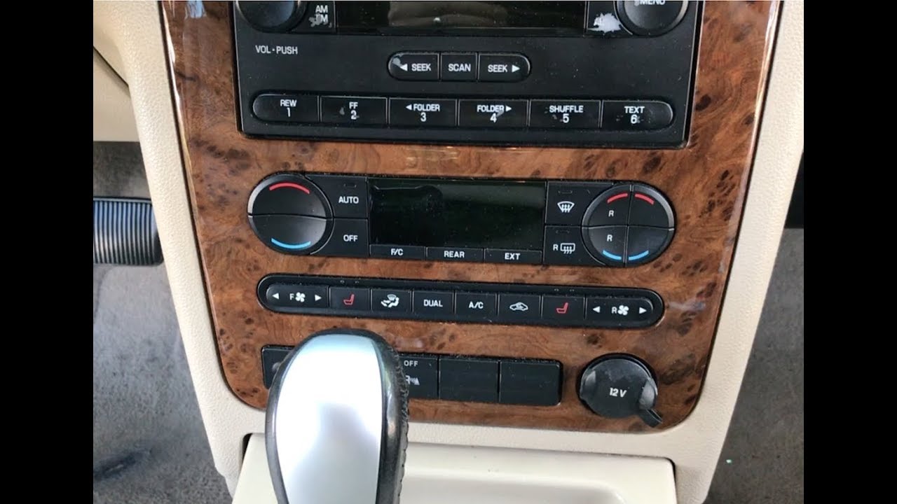 Ford AC Fan Blower Motor Resistor Repair 2006 Ford Freestyle YouTube