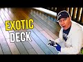 Clear Coating An Exotic Wood Deck. How to stain a deck. Clear Coating An Exotic Wood Deck. How to stain a deck.