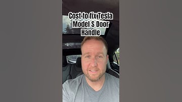 How much does it cost to fix door handle on Tesla Model S? #shorts #tesla #automobile