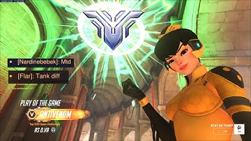 6v6 GM DVA Legally Smurfs in Role Queue | Overwatch 2