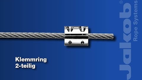 Jakob Rope Systems A1 Self Assembly | Klemmring 2-teilig