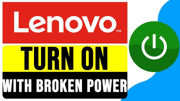 How to TURN ON Lenovo Yoga Laptop with BROKEN Power Button 2025 | Lenovo Yoga Wont Turn On