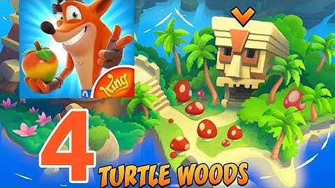 Crash Bandicoot : On The Run Turtle Woods [Part 4] (Android,iOS) Gameplay