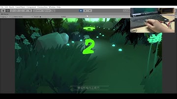 unity game for fireflies-an IMU ring equipped with a slider and a button