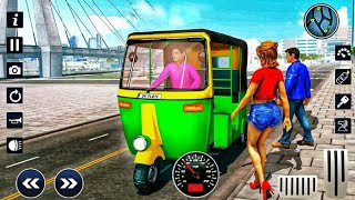 Modern Rickshaw Driving Games - Tuk Tak Rickshaw Driving game - Android Gameplay screenshot 2