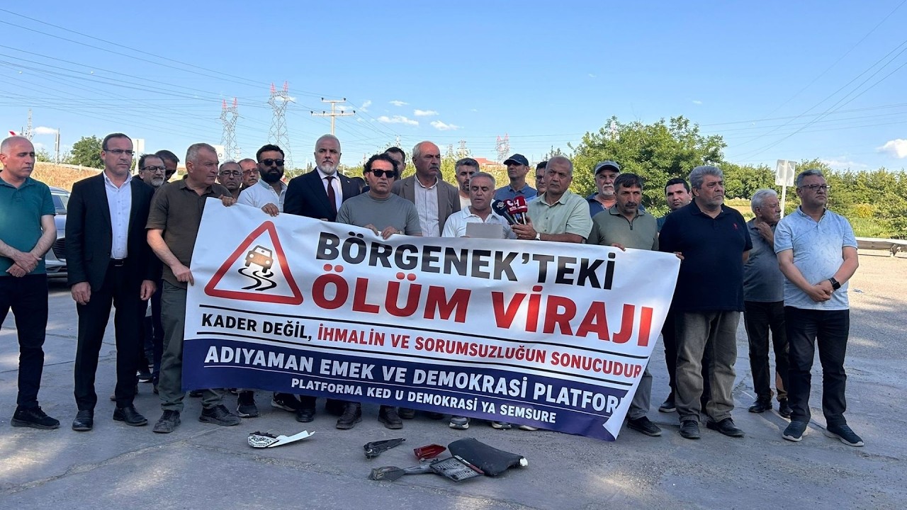 Emek ve Demokrasi Platformu’ndan Börgenek’te tepki: ‘Bu yol daha kaç can alacak?’