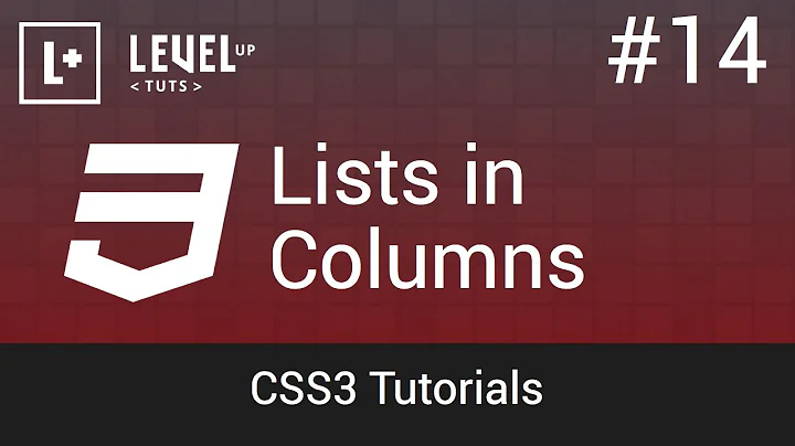 CSS3 Tutorials #14 - List Columns