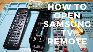How to open Samsung TV remote
