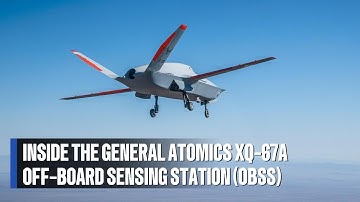 Inside the General Atomics XQ-67A Off-Board Sensing Station (OBSS)