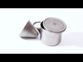 【一生モノの相棒に】純チタン製coffee&teaメーカー