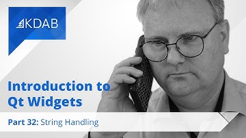 Introduction to Qt Widgets (Part 32) - String Handling
