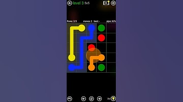 Flow Free, Classic Pack: Easy Level 3 (5×5)