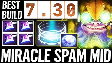 🔥 7.30 Miracle TINKER NEW META Mid - 4x Null Talisman WTF Best Build Early Game Fast GG Dota 2 Pro