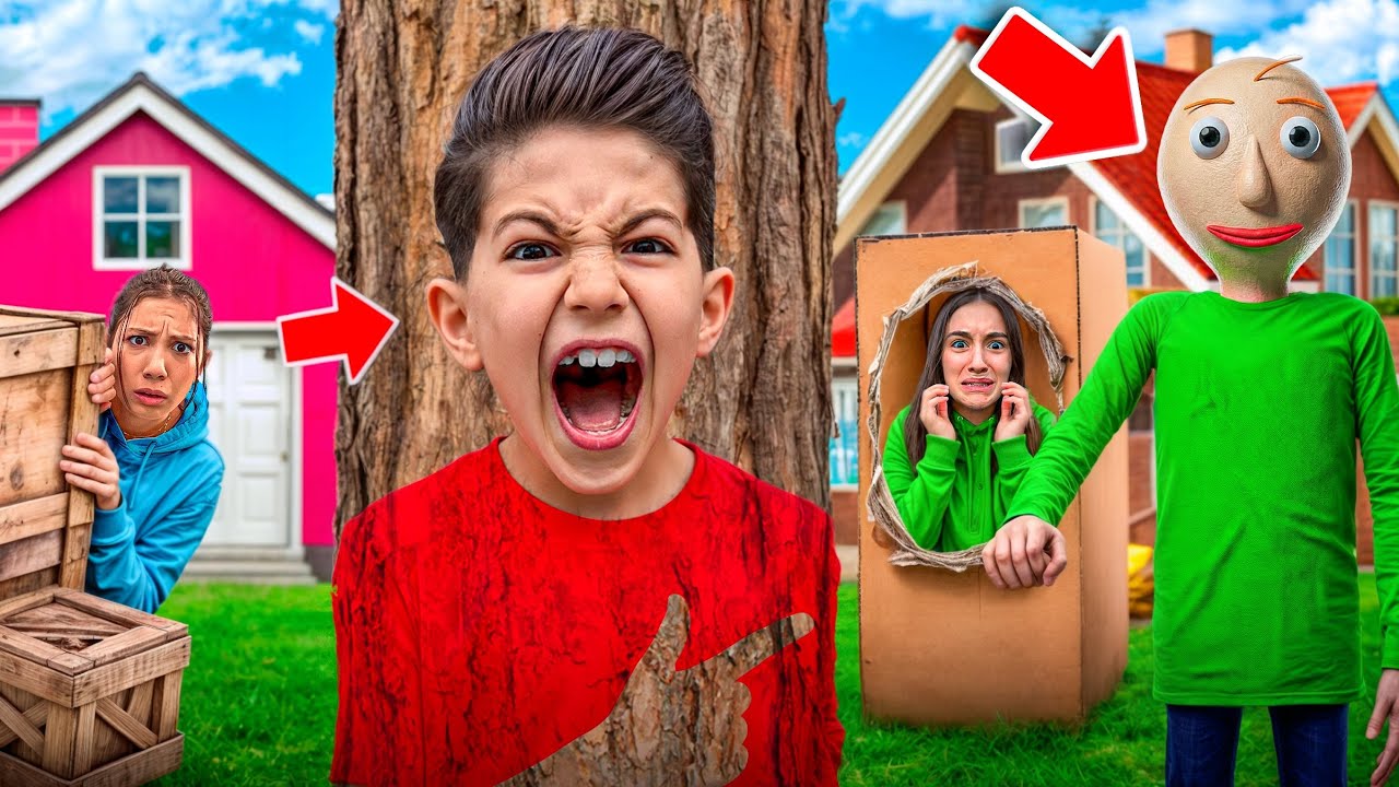 HIDE AND SEEK WITH SCARY BALDI!!! (New Long Video)