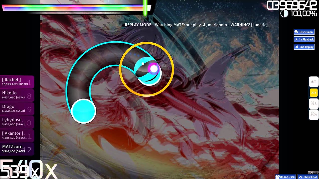 osu! 3L, mariapolo - WARNING [Lunatic]