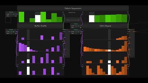 Beat shuffler and Glitch Sequencer in Bitwig