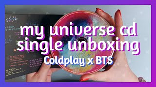 🪐 Coldplay x BTS My Universe CD Single unboxing 🪐