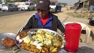 Delicious Lunch Menu | Fish Fry | Aloo Soybean Curry | Morola Fish Fry | Eating Show of Indian Food