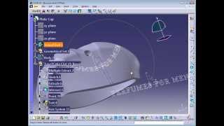 Add text, logo, symbols in CATIA V5 (complex shapes)