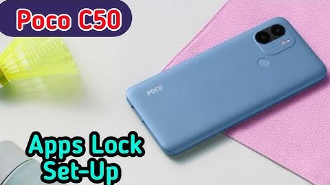 Poco C50 app lock, Poco C50 app lock setting, Poco C50 me app lock kaise kare, Poco C50