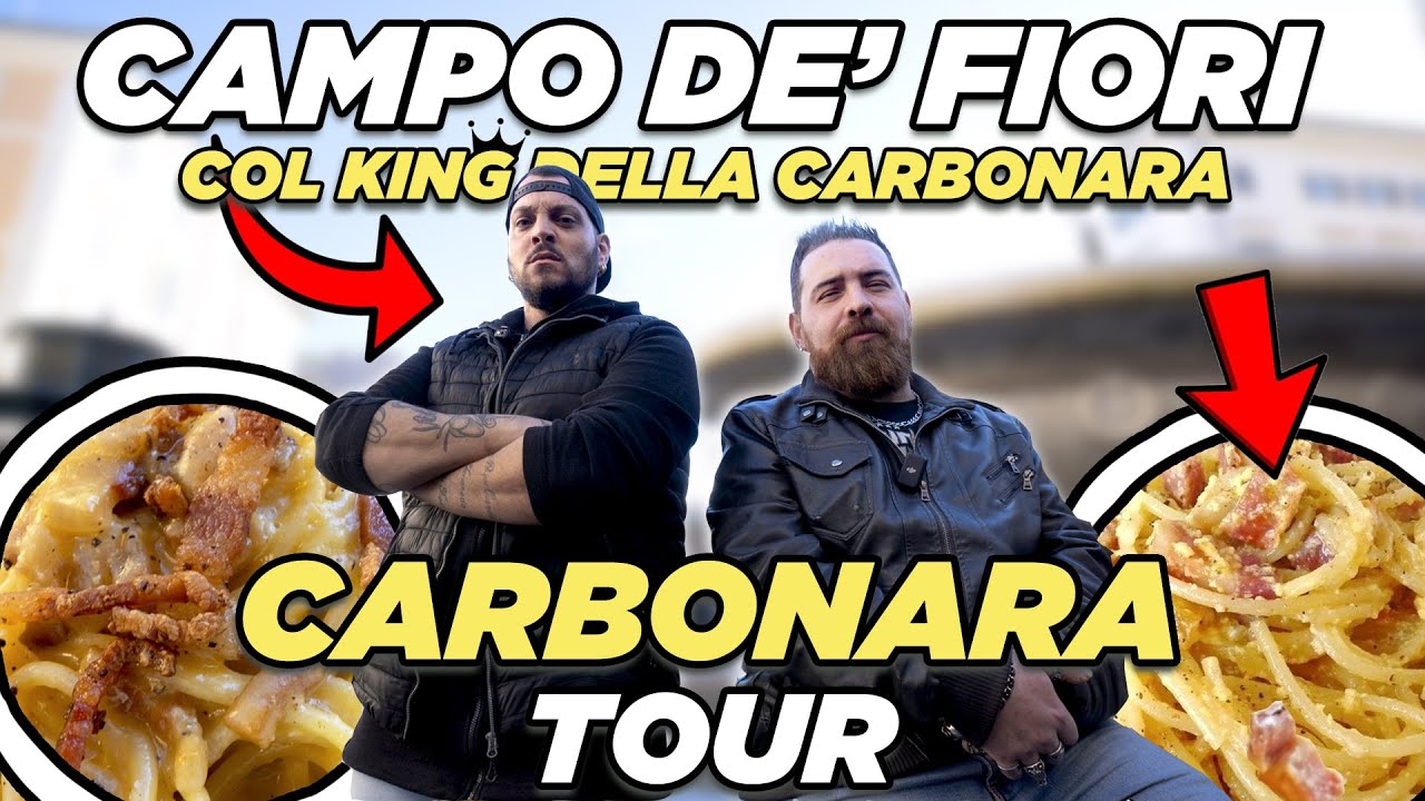 CARBONARA TOUR ne provo 3 col KING della CARBONARA