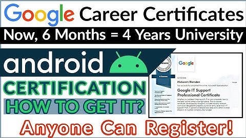 Android Developer Certification by Google | Google Career Certificate | Android Development Course