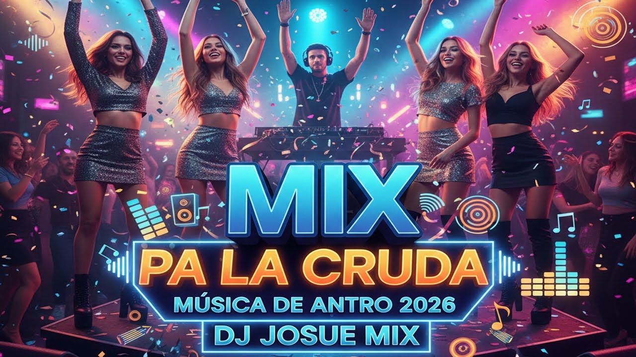 MIX PA LA CRUDA  🍻​‍🔥​ - Música De Antro 2026 (Dj Josue Mix)