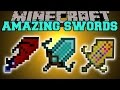 Minecraft: AMAZING SWORDS (SWORD ABILITIES, UPGRADES, DEADLY MOBS, & MORE!) Mod Showcase