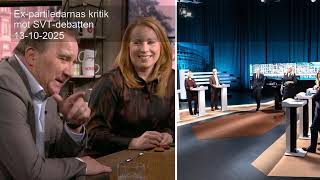 Ex-partiledarnas kritik mot SVT-debatten