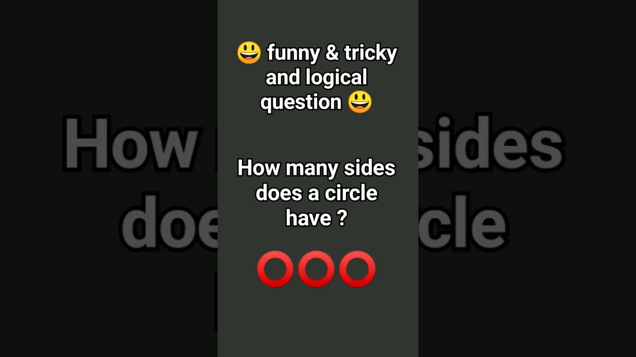 # funny and logical question 😃😃👍# 