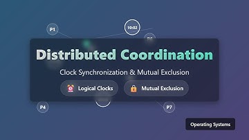 Distributed Coordination: Clock Synchronization & Mutual Exclusion Explained!