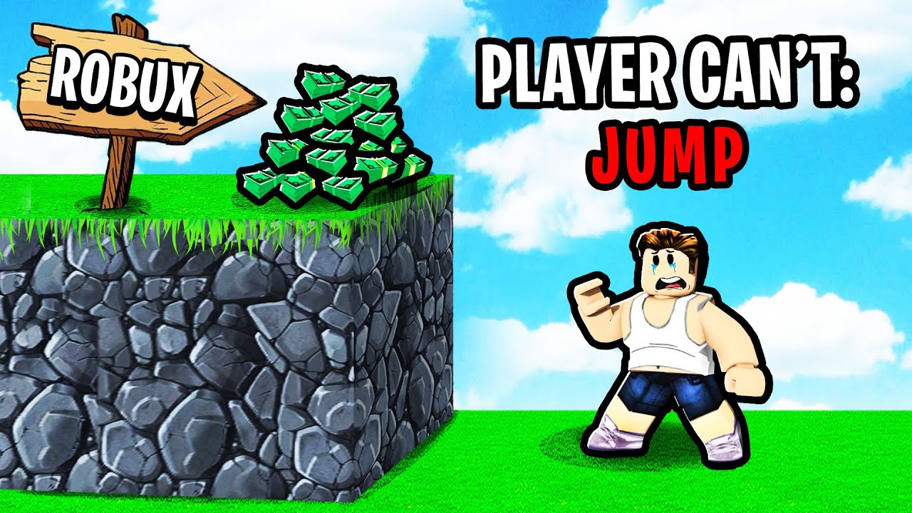 CAN I SURVIVE IN ROBLOX CAN’T JUMP?